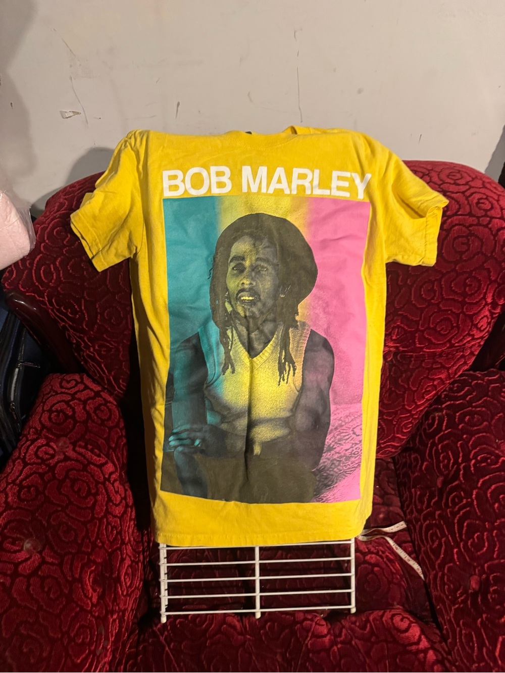 Zion Rootswear Yellow Bob Marley Graphic Tee